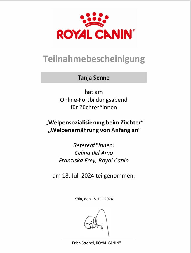 Fortbildung: Welpensozialisierung